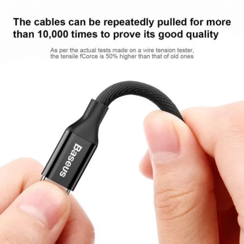Baseus Yiven Lightning-Kabel 1,8 m Schwarz (CALYW-A01)
