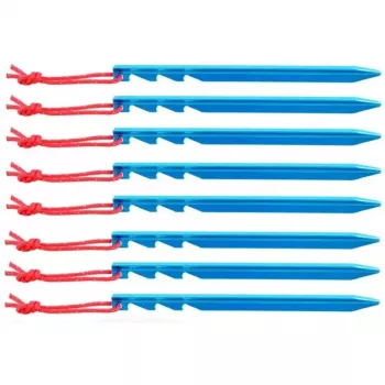 Basic Nature Y-Stake Aluminium Zeltpflock 18 cm Silber