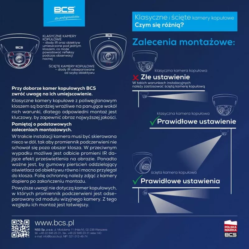 BCS EA18FWR3(2) 8MP 4-in-1 Dome-Kamera, 3,6mm, IR 30m, IP66