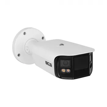 BCS-L-PTIP2X4FCL4-Ai2 8MP IP Turret Kamera mit 4mm Festbrennweite, Smart IR, AI Perimeter Protection, PoE
