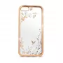 Beeyo LG X Power Secret Garden TPU Rückseitenabdeckung Gold