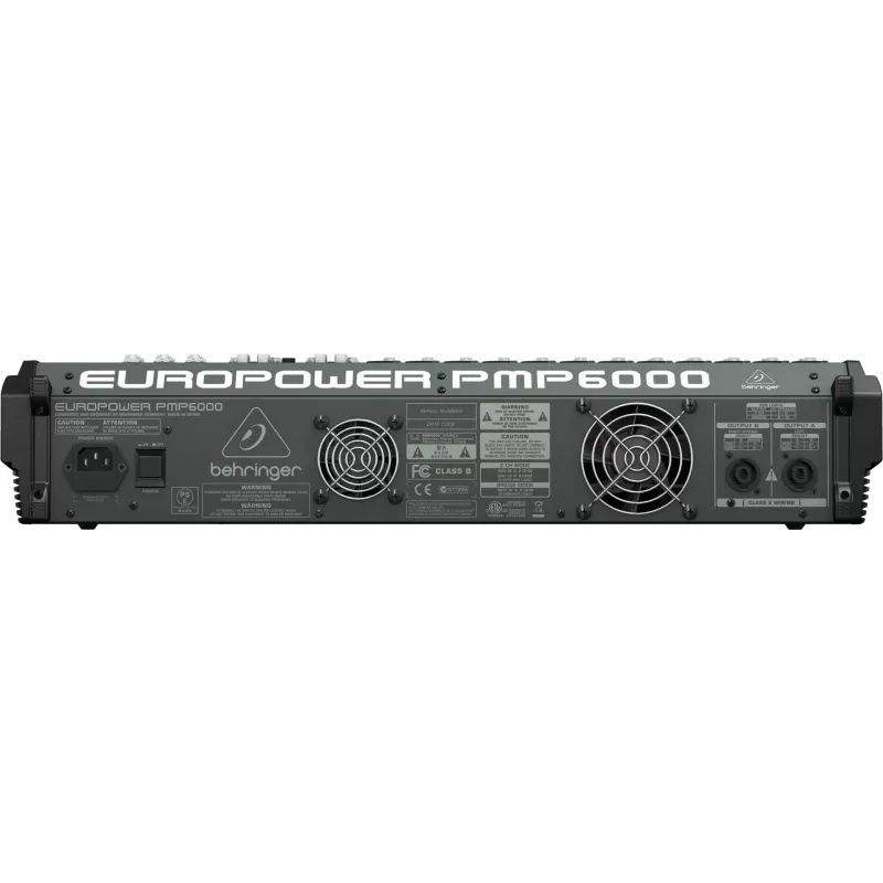 Behringer PMP6000 20-Kanal-Audiomixer, schwarz