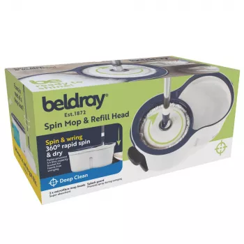 Beldray LA00000005EU7 Spin-Mopp & Nachfüllkopf - Grau/Blau