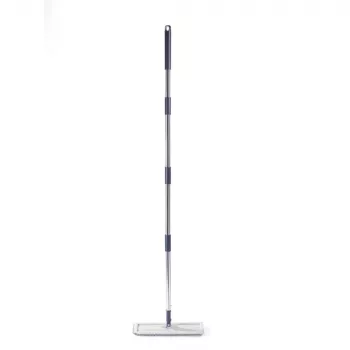 Beldray LA00000008EU7 Flachmopp- und Eimerset – Grau/Blau, 5L selbstauswringend, Teleskopstiel, Mikrofaser