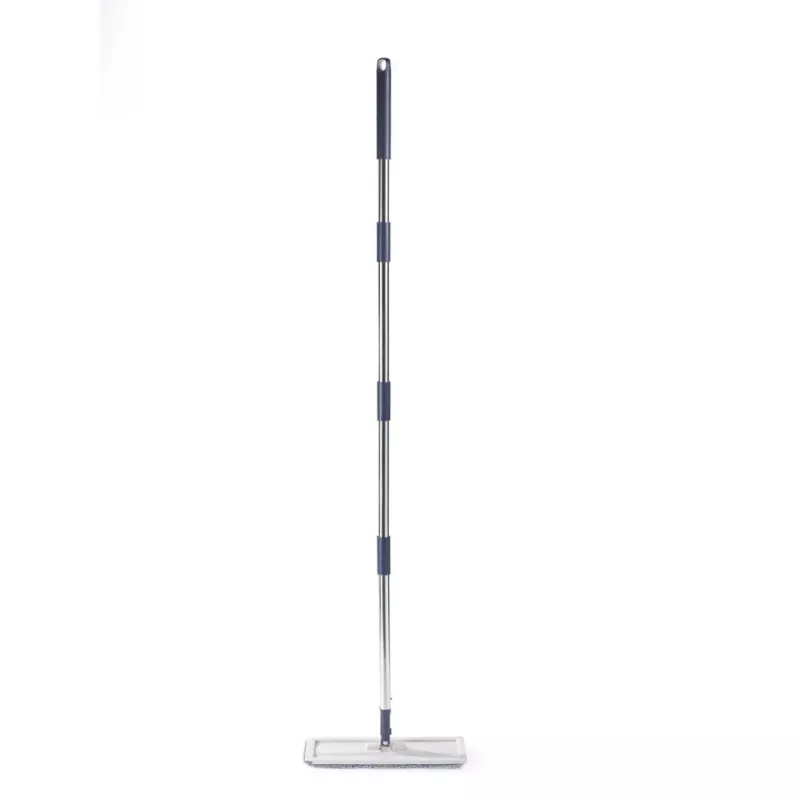 Beldray LA00000008EU7 Flachmopp- und Eimerset – Grau/Blau, 5L selbstauswringend, Teleskopstiel, Mikrofaser