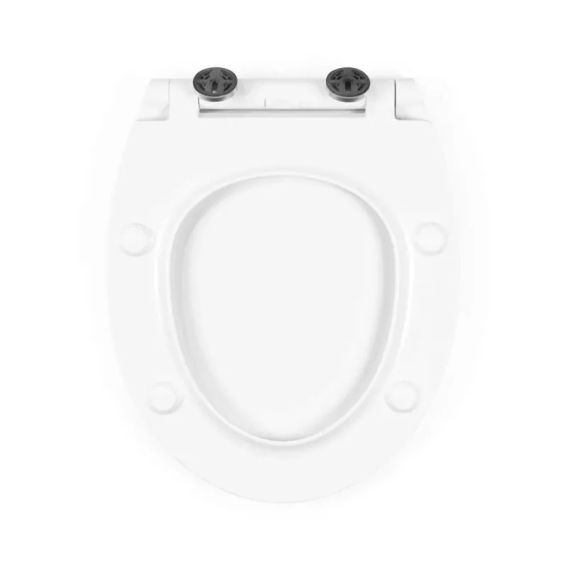 Beldray LA00000201WPEU7 Anti-bac Ultra-Slim Toilettensitz, Weiß