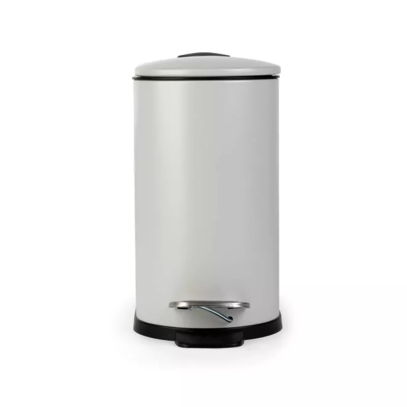 Beldray LA036690GRYPEU7 Schlanker D-förmiger Pedaleimer 5 Liter, Grau