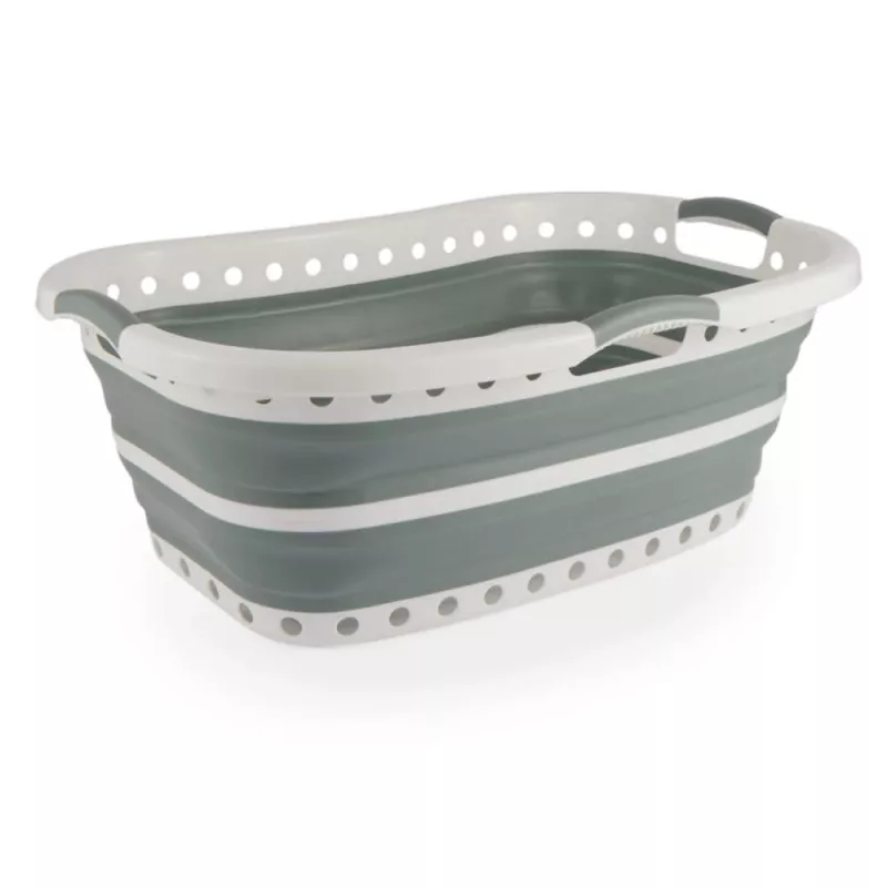 Beldray LA072979GRNFEU7 37 L Collapsible Hip Hugger Wäschekorb - Grün