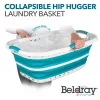 Beldray LA072979TQFEU7 37 L Collapsible Hip Hugger Wäschekorb Türkis