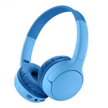 Belkin SoundForm Mini 2 Kids Wireless On-Ear Headphones - Blau