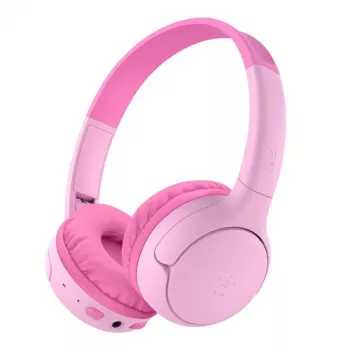 Belkin Soundform Mini 2 Wireless On-Ear Kinderkopfhörer, Pink