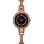 BELLEVUE Woman D11 30mm Quarz-Analoguhr – Weißes Zifferblatt, Schwarzes Lederarmband