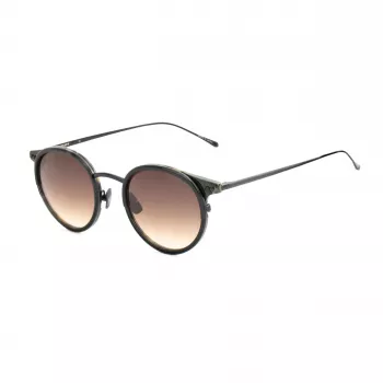 BELSTAFF Unisex Parkgate-S120 Sonnenbrille - Schwarzer Acetatrahmen, graue Polycarbonatgläser, UV400-Schutz, 48/21/145 mm