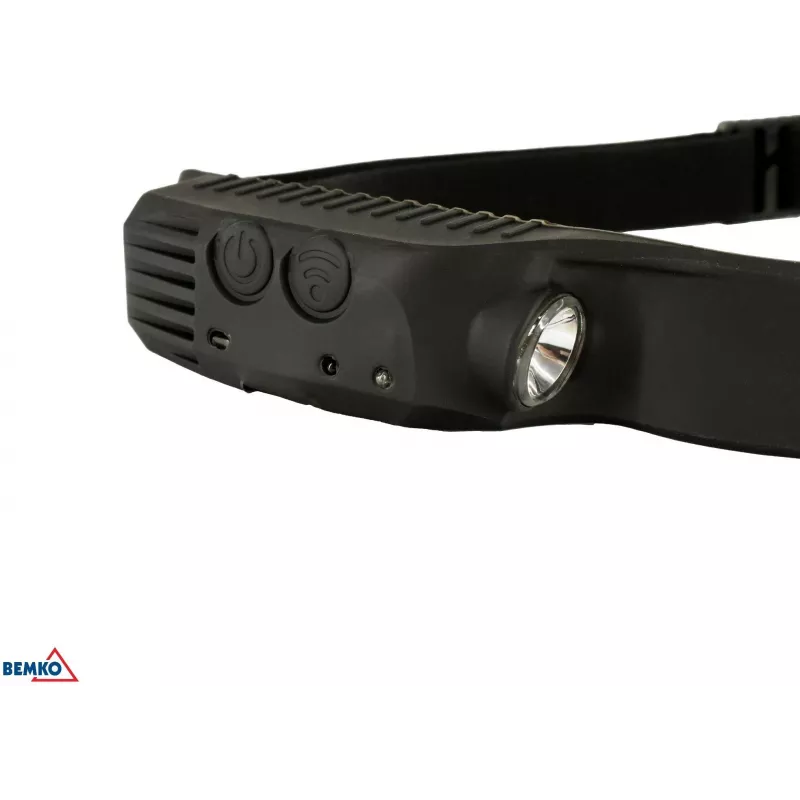 BEMKO C49-LTC01 Wiederaufladbare LED-Stirnlampe, 1200mAh, 100 Lumen, IPX4, 80m Leuchtweite
