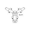 BEMKO C49-LTW09 Multifunktions-LED-Taschenlampe, 6000 mAh, IP42