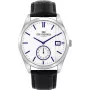 BEN SHERMAN Herrenuhr WB039UB 43mm Schwarzes Zifferblatt Schwarzes Armband aus Kunstleder