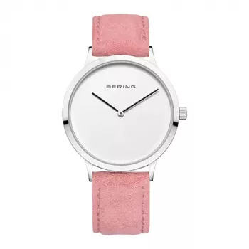 BERING Damenuhr 14937-604 39mm blaues Zifferblatt silbernes Milanese-Mesh-Armband