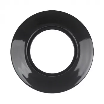 Berker 138165 Porzellanrahmen, 1-fach, Serie 1930, Schwarz (Rosenthal)