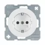 Berker 47232089 SCHUKO-Steckdose (Typ F), Polarweiß glänzend, 16 A 250 V, Unterputz, für R.1/R.3/R.7-Serien
