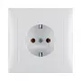 Berker 47429909 Unterputz-Steckdose mit Abdeckung S.1, Schuko Typ F, 16A 250V, Polarweiß