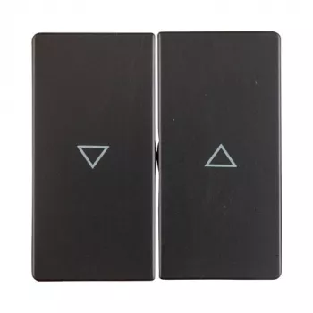 Berker Q.1/Q.3 Wippe mit Pfeilsymbol, Anthrazit matt