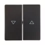 Berker Q.1/Q.3 Wippe mit Pfeilsymbol, Anthrazit matt