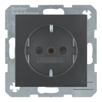 Berker S.1 Schuko-Steckdose Anthrazit, Typ F 16A 250V