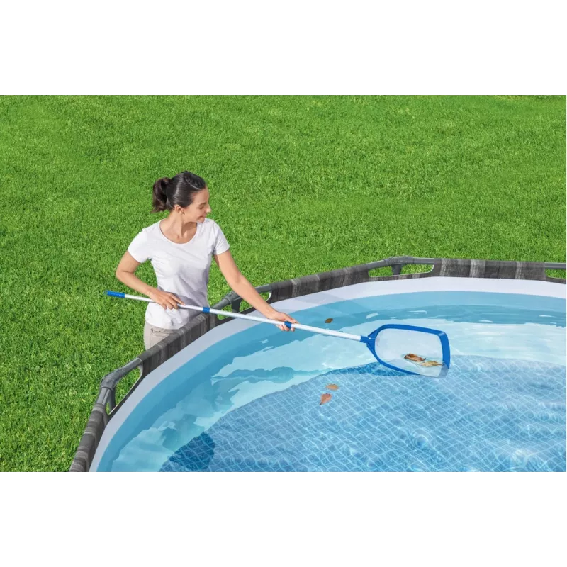 Bestway Flowclear AquaClean Poolreinigungsset Kescherstiel 163 cm