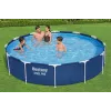 Bestway Frame Pool mit Pumpe Blau 366x76 cm Set 56681