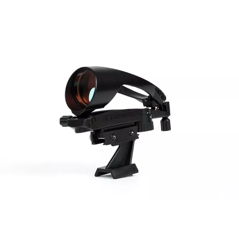 BETA Celestron StarPointer PRO Teleskop-Leitsucher - Rotpunkt-Sucher, 1-fache Vergrößerung, 5 MOA Absehen, 10 Helligkeitsstufen, Schwalbenschwanz-Montage, Schwarz