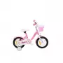 Fahrrad MTB für Mädchen 12 Zoll Bimbo Bike Pink/Weiß