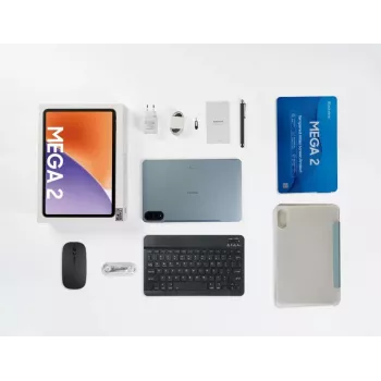 Blackview MEGA 2 Tablet 12 Zoll 6/256GB 4G LTE mit Tastatur, Hülle, Stylus und Maus-Set, Grün
