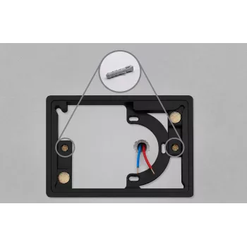 BLEBOX framePanelM Weißer Wandmontagerahmen für ControlPanelM
