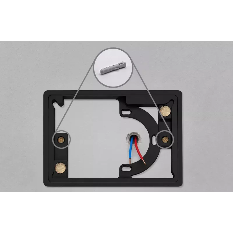 BLEBOX framePanelM Weißer Wandmontagerahmen für ControlPanelM