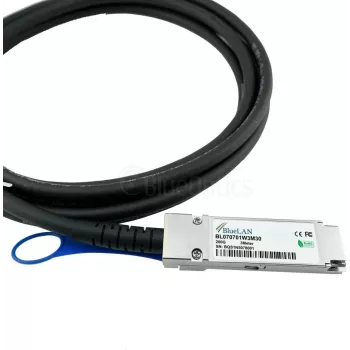 BlueLAN BL070701W1M30 QSFP56 Direct Attach Cable, 200GBASE-CR4, 30AWG, 1 Meter, kompatibel mit NVIDIA 980-9I65T-00J003