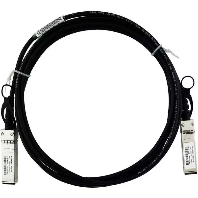 BlueLAN Kompatibles MikroTik S+DA00005 10GBASE-CR Passives SFP+ zu SFP+ Direct Attach Kabel, 0,5m, AWG30