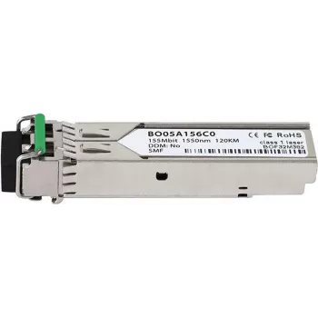 BlueOptics SFP Transceiver, LC-Duplex, 100BASE-ZX, Singlemode Faser, 1550nm, 120KM, 0°C/+70°C (BO05A156C0-BO)