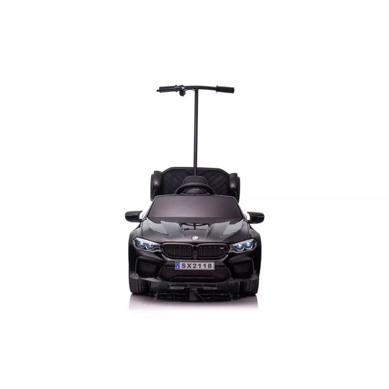 BMW M5 Batteriebetriebenes Auto mit Elternplattform Schwarz lackiert