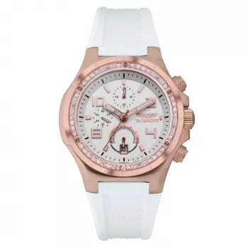 BOBROFF BF1002L25 Unisex Analog-Quarz-Uhr 43mm Edelstahlgehäuse Schwarzes Lederarmband