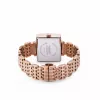 BOBROFF Woman BF0035 Quarz-Analoguhr 36mm silbernes Zifferblatt schwarzes Lederarmband