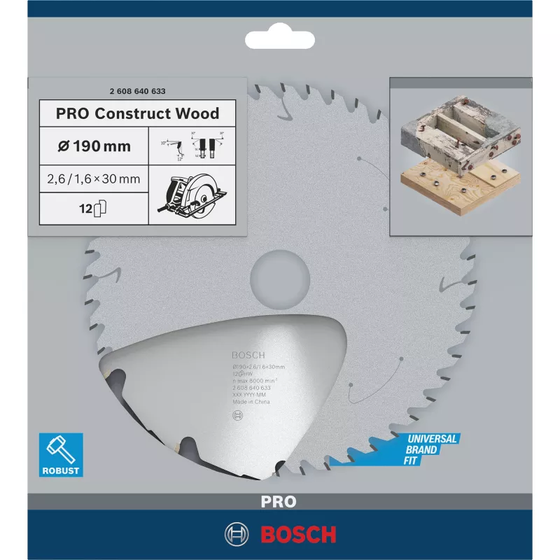 Bosch 2608640633 Kreissägeblatt 305 mm (1 Stk.)