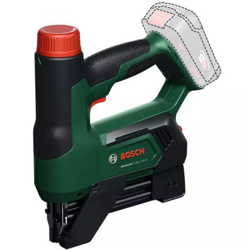 Bosch AdvancedTacker 18V-25 Akku-Tacker/Nagler (Bare Tool) Grün/Schwarz