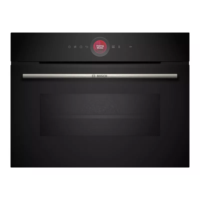 Bosch CMG7241B1 Kompaktbackofen mit Mikrowelle, 45L, 900W, Schwarz