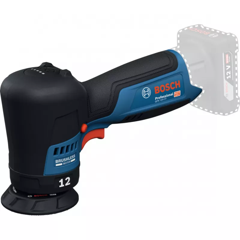 Bosch GPX 12V-77 Professional Akku-Polierer, 12 V, Bare Tool