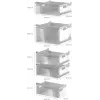 Bosch GSN36VCCG Freistehender Gefrierschrank, NoFrost, 242 L, E Energieklasse, Inox-Look