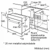Bosch HBF113BR1S Einbau-Elektrobackofen, 66L, Edelstahl