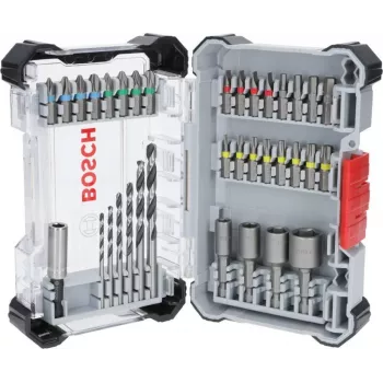 Bosch HSS Extra Hard 35-teiliges Metallbohrer-Set im Kunststoffkassette (2607017726)