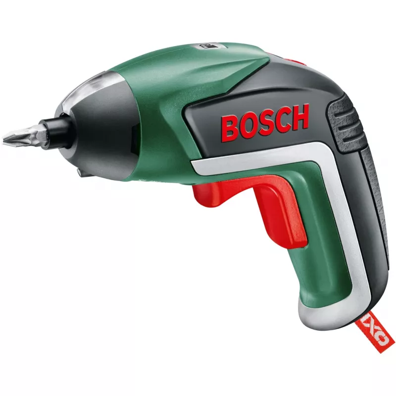 Bosch IXO 5 Akku-Schrauber mit 32-teiligem Bit-Set, 3,6V Li-Ion 1,5Ah, Grün/Schwarz