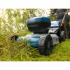 BOSCH POWERTOOLS Akku-Rasenmäher GRA 18V2-46SP Professional, 36V (2x18V), Blau, 2x 5,5 Ah Lithium-Ionen-Akku, Ladegerät