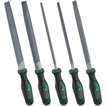Bosch 5-teiliges Feilenset, 200 mm, Grün/Schwarz